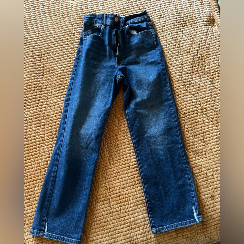 Women’s Zara jeans.